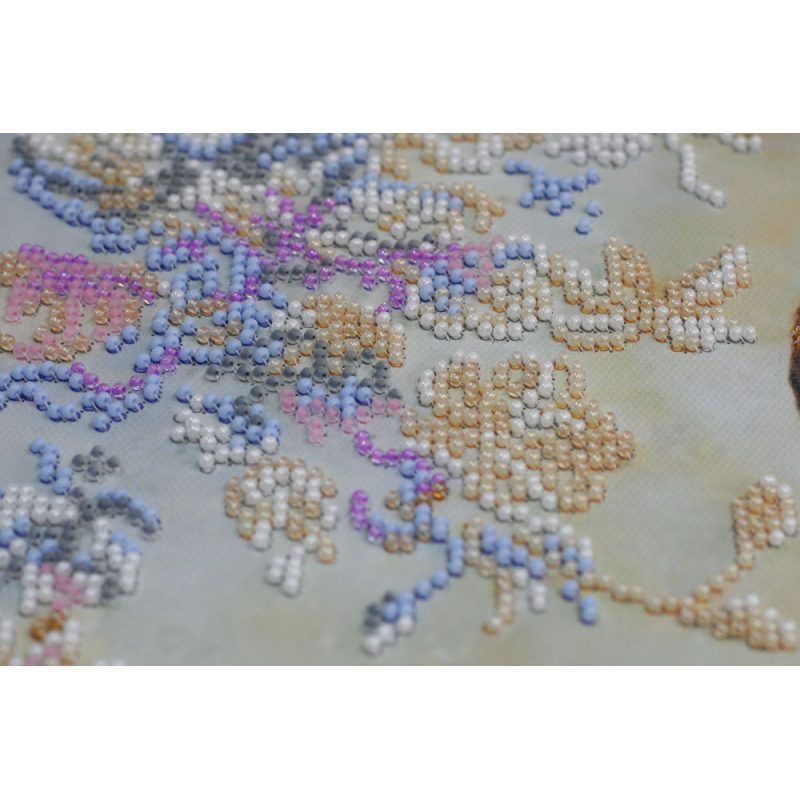 Bead Embroidery Kit on Art Canvas "Dreaming"