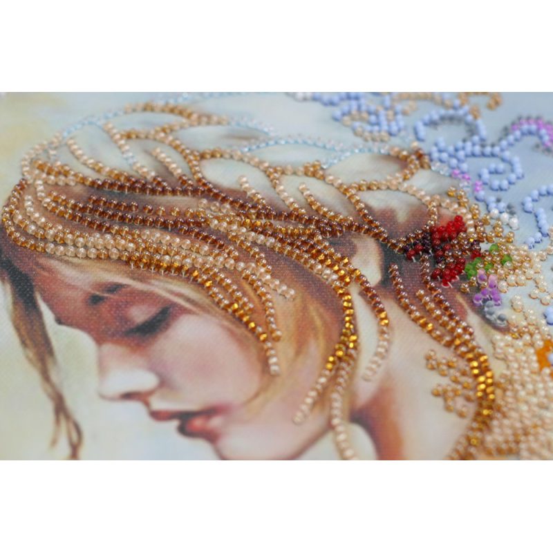 Bead Embroidery Kit on Art Canvas "Dreaming"