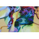 Bead Embroidery Kit on Art Canvas "Playful wind"
