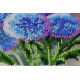 Bead Embroidery Kit on Art Canvas "Blue balls"