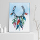Bead Embroidery Kit on Art Canvas "Horseshoe for good luck"