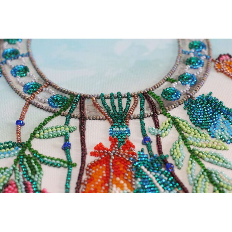 Bead Embroidery Kit on Art Canvas "Horseshoe for good luck"