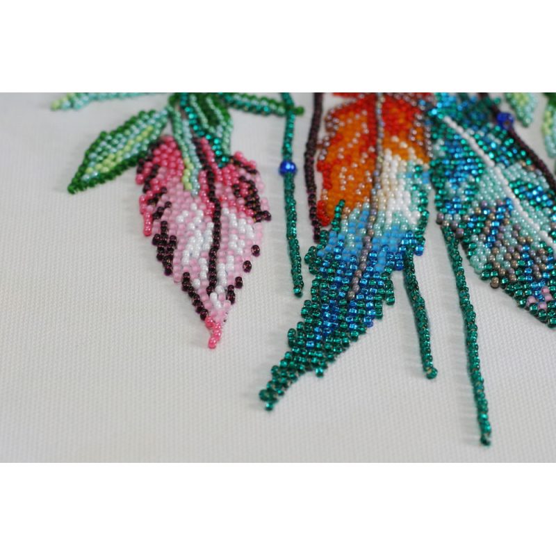 Bead Embroidery Kit on Art Canvas "Horseshoe for good luck"