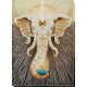 Bead Embroidery Kit on Art Canvas "White"