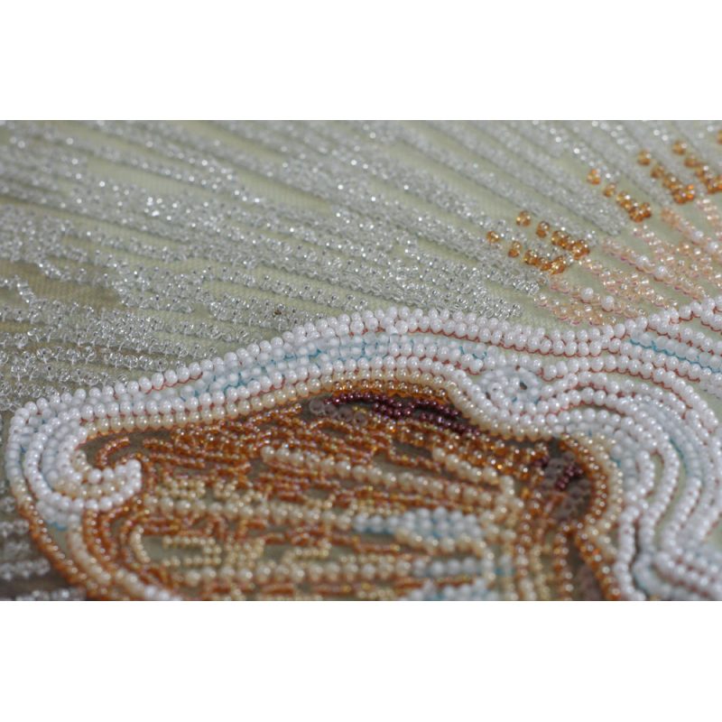 Bead Embroidery Kit on Art Canvas "White"