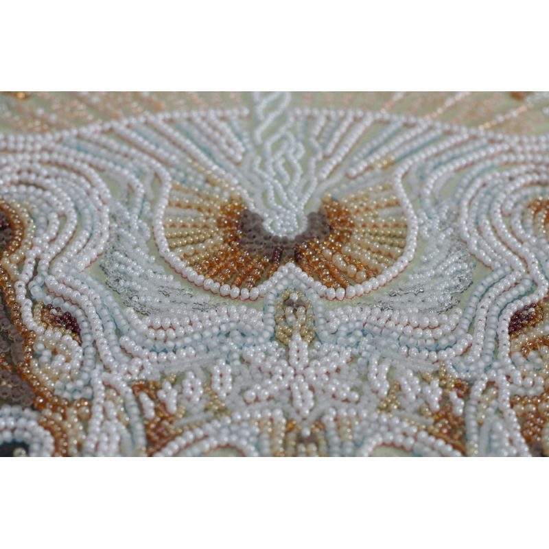 Bead Embroidery Kit on Art Canvas "White"