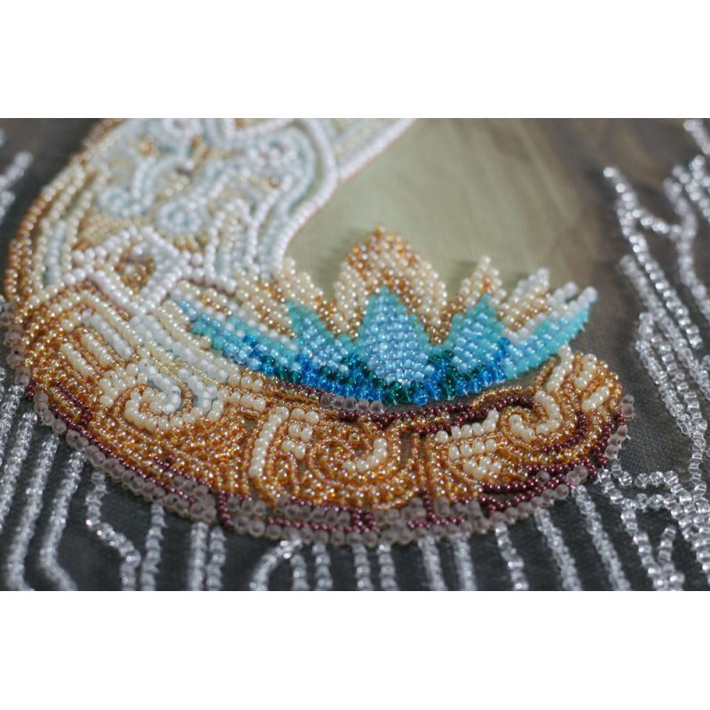 Bead Embroidery Kit on Art Canvas "White"