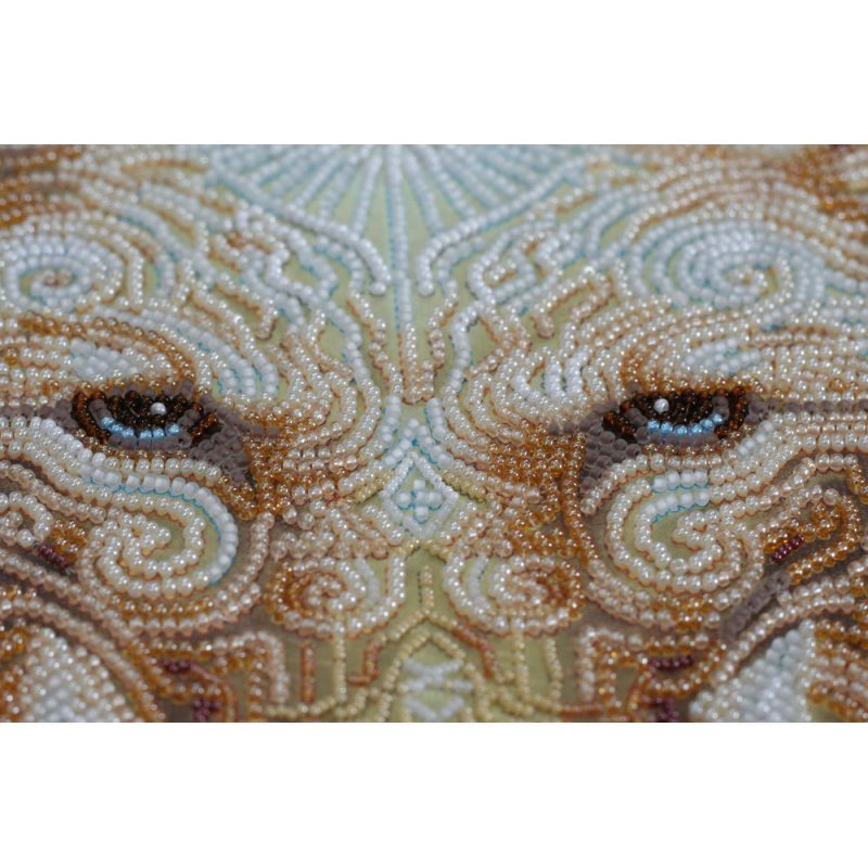Bead Embroidery Kit on Art Canvas "Leader"