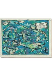 Bead Embroidery Kit on Art Canvas "Non-existent constellation map"