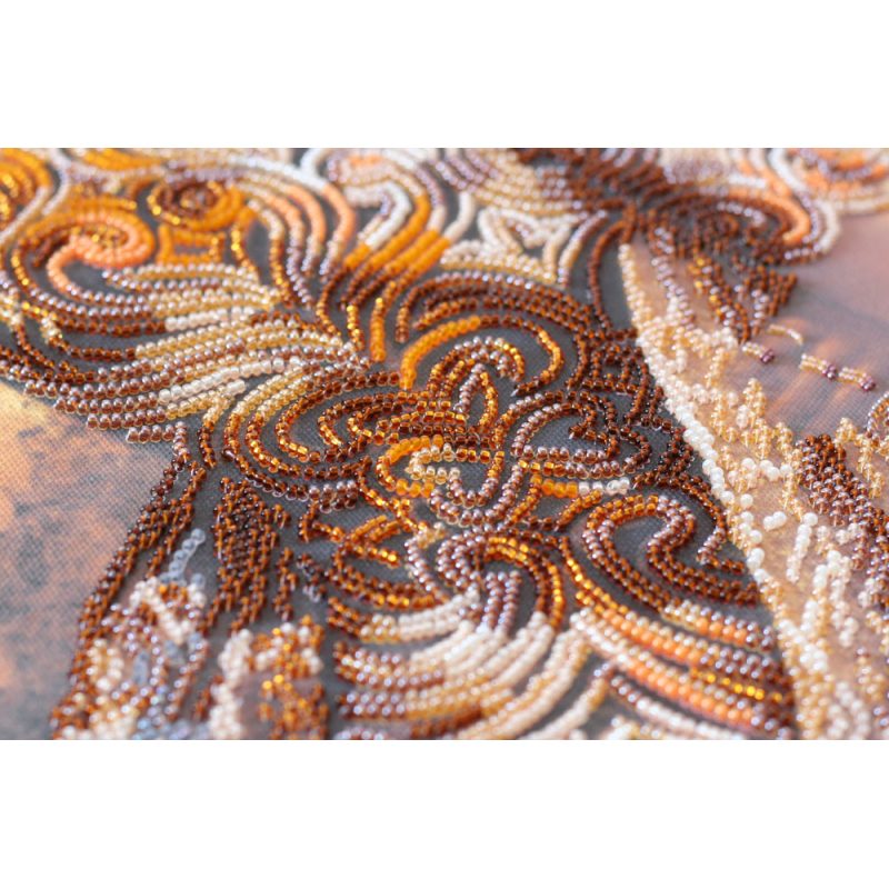 Bead Embroidery Kit on Art Canvas "Day flicker"