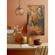 Bead Embroidery Kit on Art Canvas "Gold of the night"