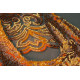 Bead Embroidery Kit on Art Canvas "Gold of the night"