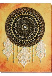 Bead Embroidery Kit on Art Canvas "Lace dreams"