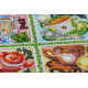 Bead Embroidery Kit on Art Canvas "Tea map"