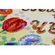 Bead Embroidery Kit on Art Canvas "Made from a miracle"