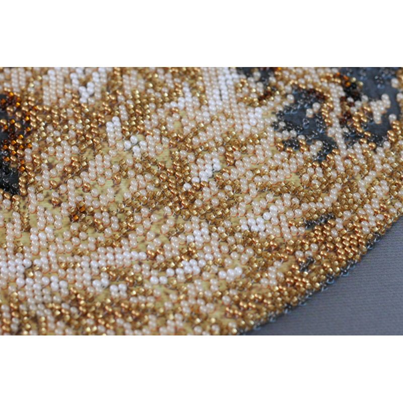 Bead Embroidery Kit on Art Canvas "Moon"