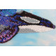 Bead Embroidery Kit on Art Canvas "The fourth spacing"