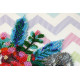 Bead Embroidery Kit on Art Canvas "Raccoon wanted"