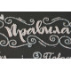 Набір для вишивання бісером на художньому полотні "Правила дому (український текст)"