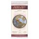 Bead Embroidery Kit on Art Canvas "Moon cat"