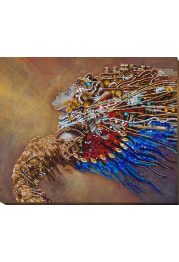 Bead Embroidery Kit on Art Canvas "Levitation"