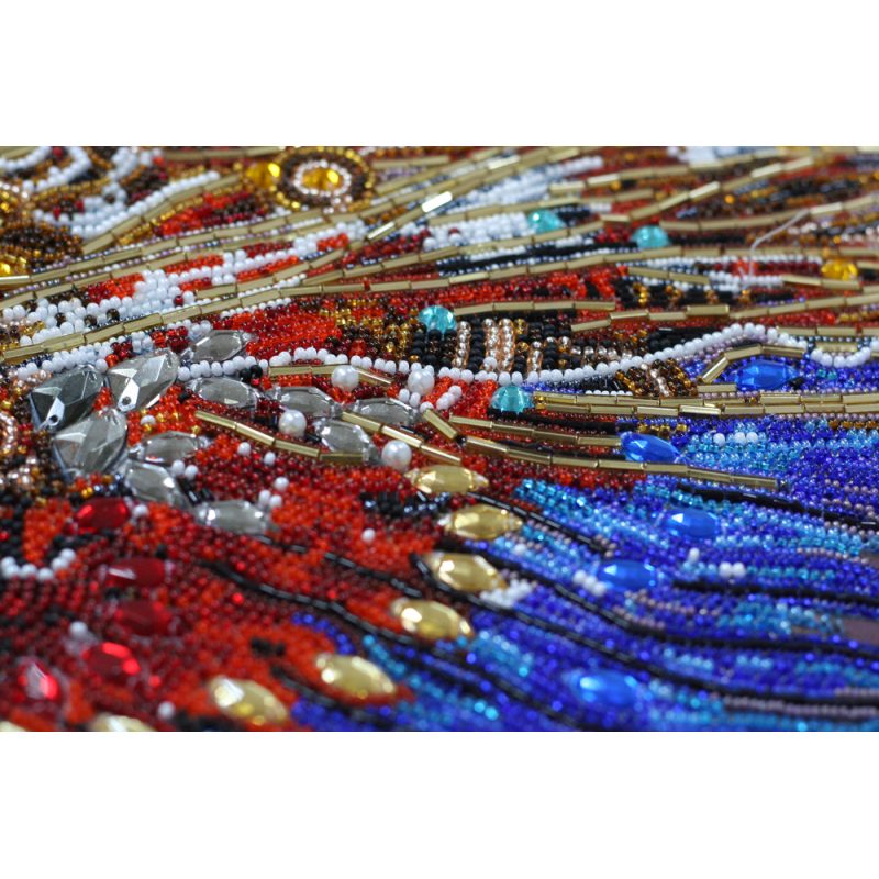 Bead Embroidery Kit on Art Canvas "Levitation"