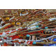 Bead Embroidery Kit on Art Canvas "Levitation"
