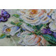 Bead Embroidery Kit on Art Canvas "Flowers for your beloved"