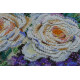 Bead Embroidery Kit on Art Canvas "Flowers for your beloved"
