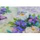 Bead Embroidery Kit on Art Canvas "Flowers for your beloved"