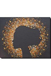 Bead Embroidery Kit on Art Canvas "Sparkle"
