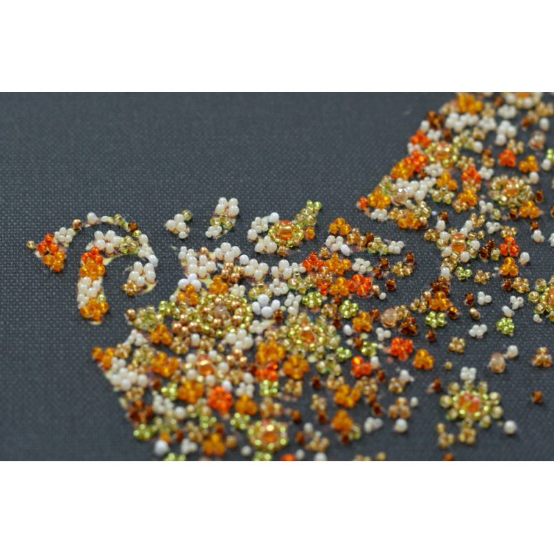 Bead Embroidery Kit on Art Canvas "Sparkle"