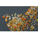 Bead Embroidery Kit on Art Canvas "Sparkle"