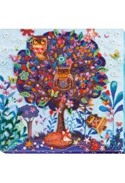Bead Embroidery Kit on Art Canvas "Dream of the fox"