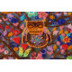 Bead Embroidery Kit on Art Canvas "Dream of the fox"