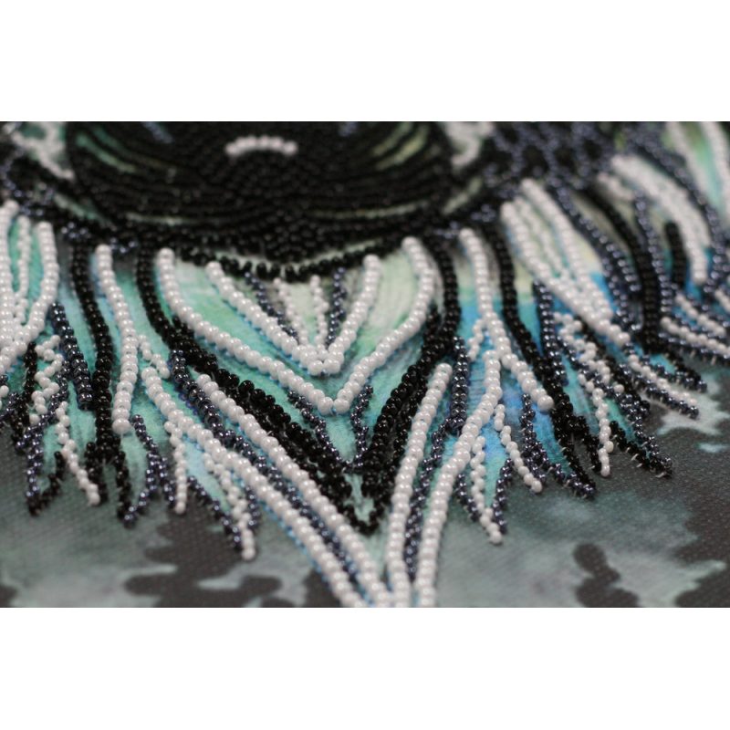 Bead Embroidery Kit on Art Canvas "Shaman"