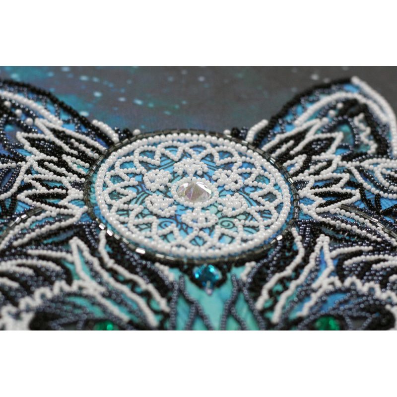 Bead Embroidery Kit on Art Canvas "Shaman"