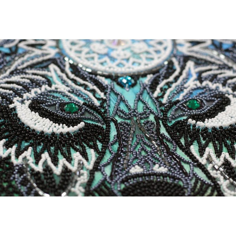 Bead Embroidery Kit on Art Canvas "Shaman"