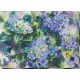 Bead Embroidery Kit on Art Canvas "Hydrangeas"