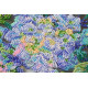 Bead Embroidery Kit on Art Canvas "Hydrangeas"