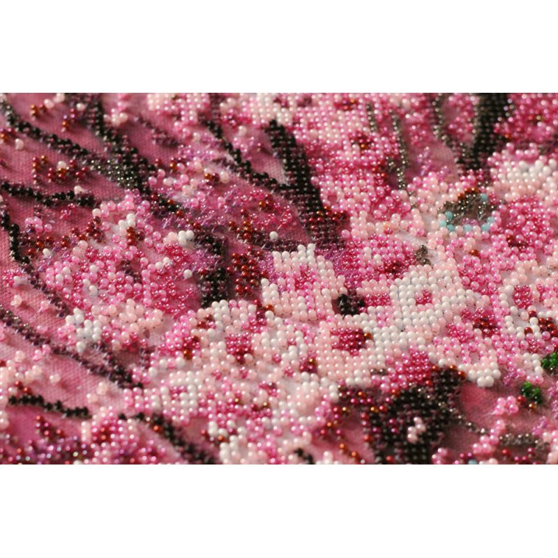 Bead Embroidery Kit on Art Canvas "Flir"