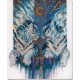 Bead Embroidery Kit on Art Canvas "Protectors of the East"