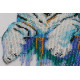 Bead Embroidery Kit on Art Canvas "Protectors of the East"