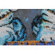Bead Embroidery Kit on Art Canvas "Protectors of the East"