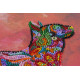 Bead Embroidery Kit on Art Canvas "Walking in the sunset"