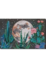 Bead Embroidery Kit on Art Canvas "Night in the desert"