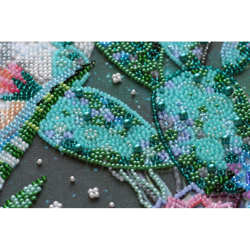 Bead Embroidery Kit on Art Canvas "Night in the desert"