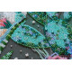 Bead Embroidery Kit on Art Canvas "Night in the desert"