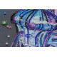 Bead Embroidery Kit on Art Canvas "Night dance"