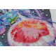 Bead Embroidery Kit on Art Canvas "Night dance"